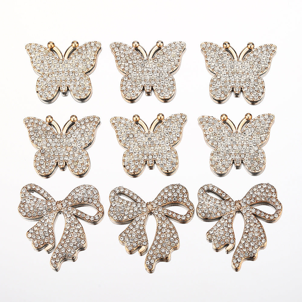 Golden Bow Flatback Embellishments