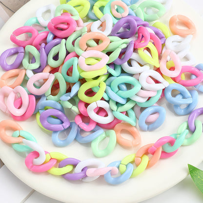 Solid Color Acrylic Chain Clasps