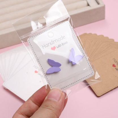 Handmade With Love Earring Display Cards