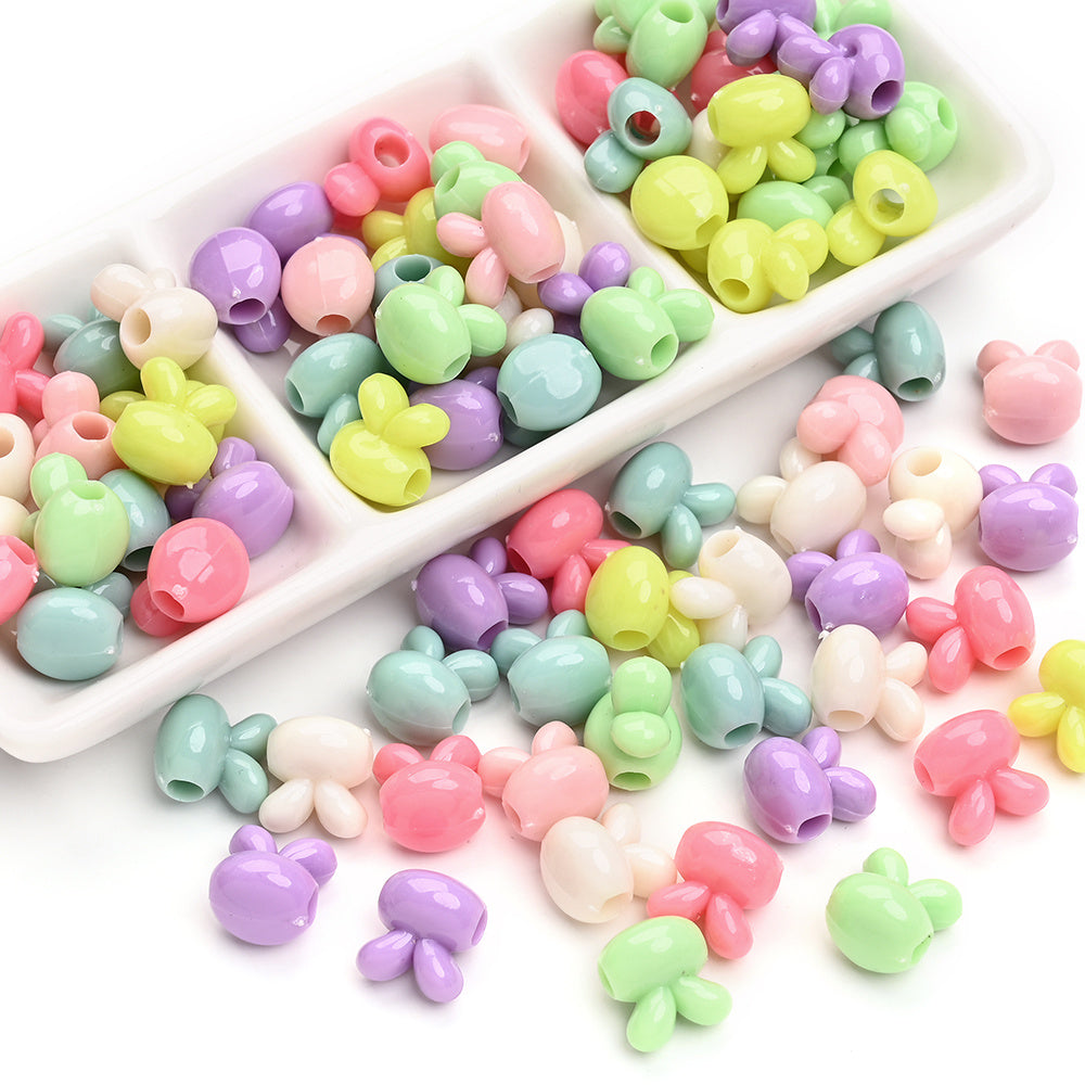 Acrylic Rabbit Beads