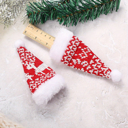 Christmas Knit Santa Hat Cutlery Holder