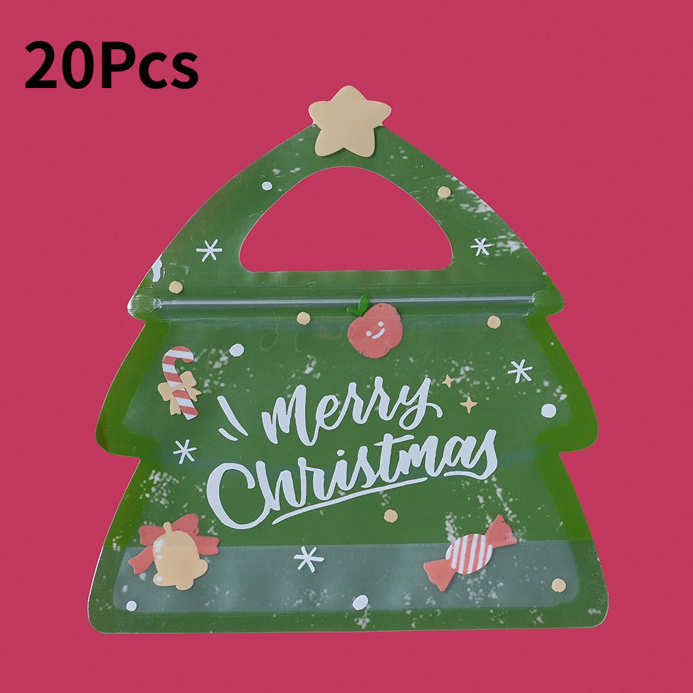 20PCS 18×21mm Reusable Christmas Gift Bag Set