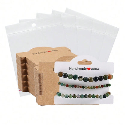 Keychain and Jewelry OPP Packaging Card Set