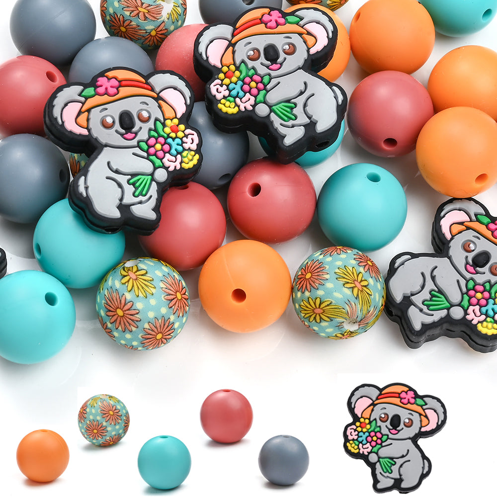 Animal Silicone Beads Kit