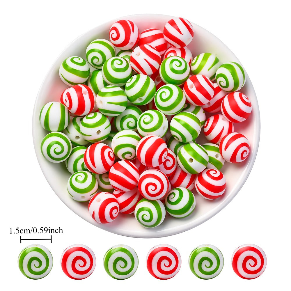 Christmas Silicone Beads