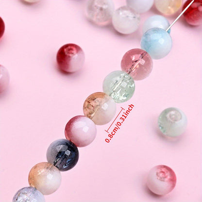 Milk Cap Glass Beads
