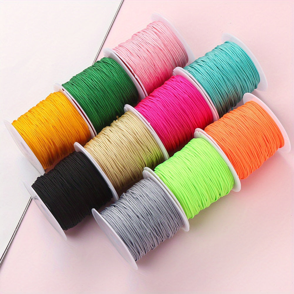 20m 0.8mm Colorful Nylon Chinese Knot Cord