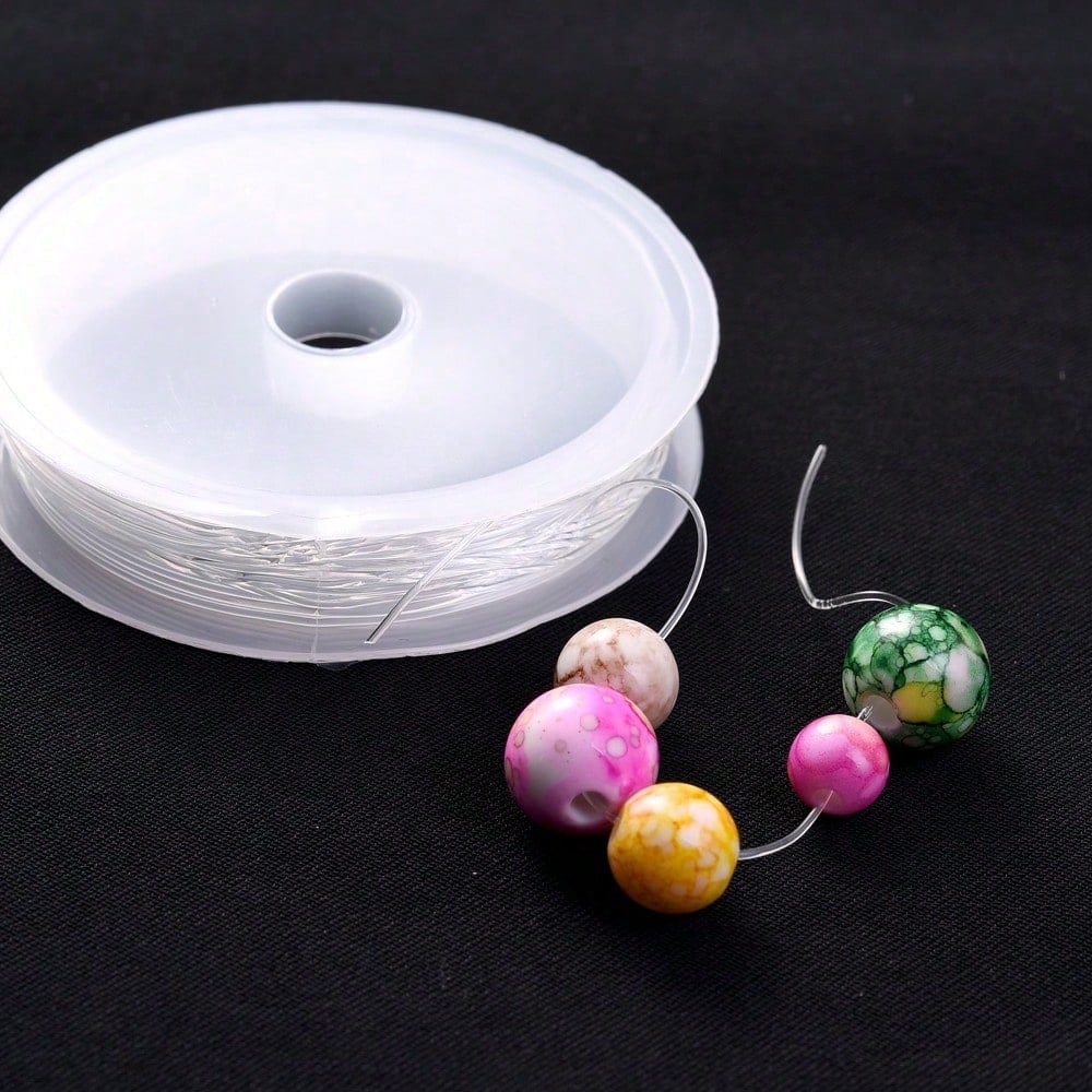 2PCS Transparent Crystal Elastic Beading Cord Set