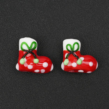 Christmas Glass Beads