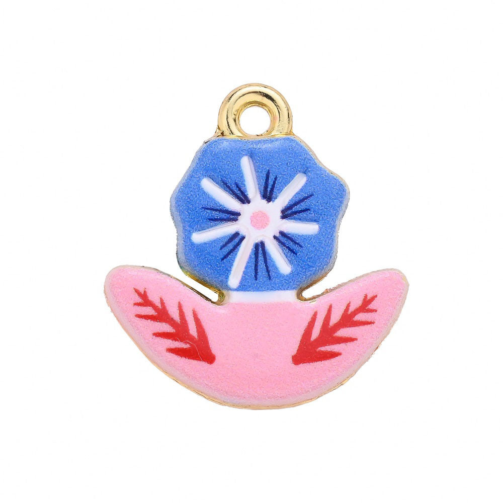 1-Piece Vintage Gold Animal & Nature Charm Pendant