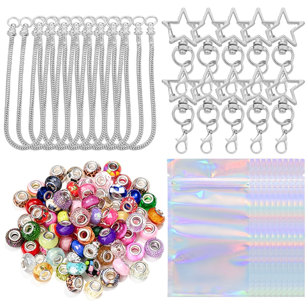 20PCS Beaded Keychain Making Set