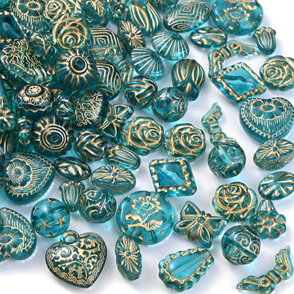 Retro Acrylic Beads Mix