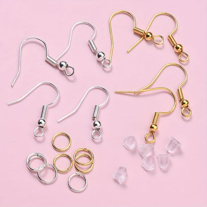 Gold Silver Earring Hook Set