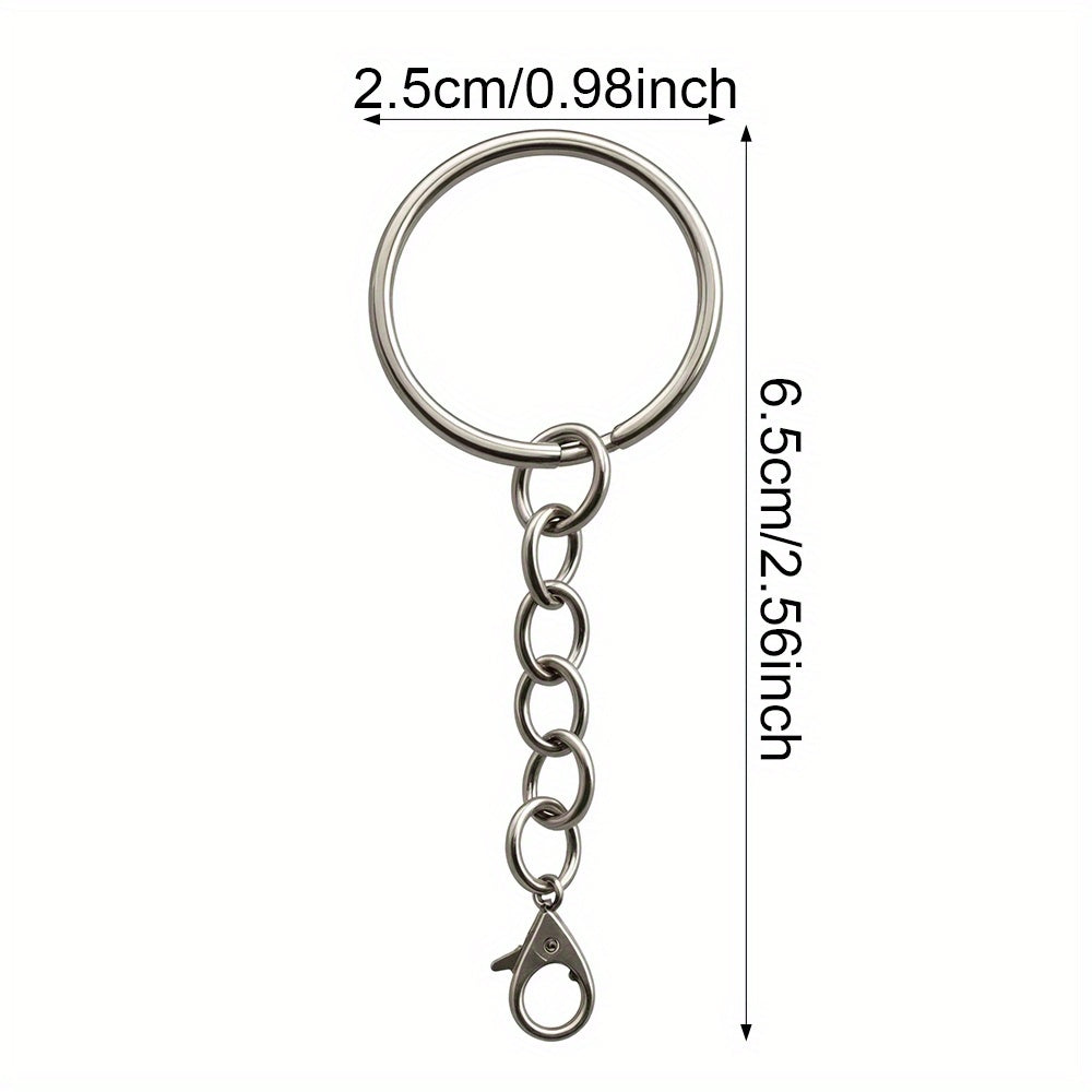 Screw Eye Pin Key Rings