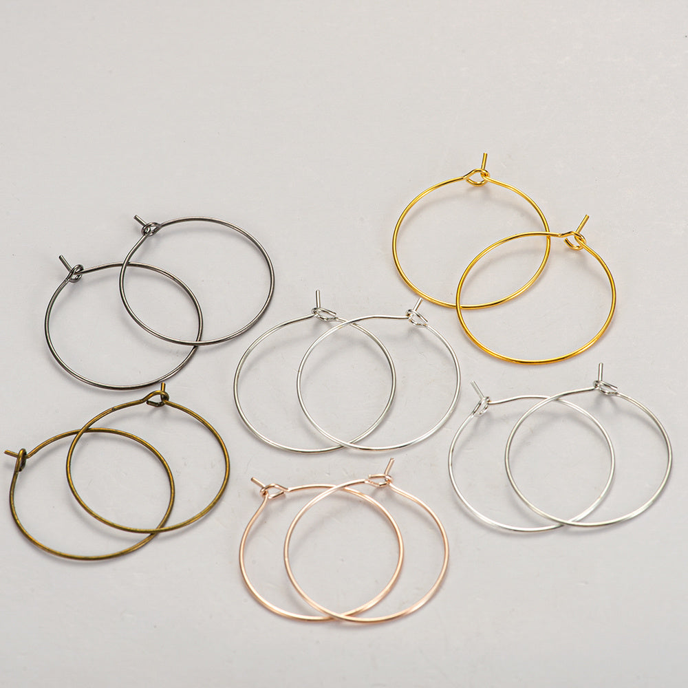 Mixed Alloy Earring Hoop Set