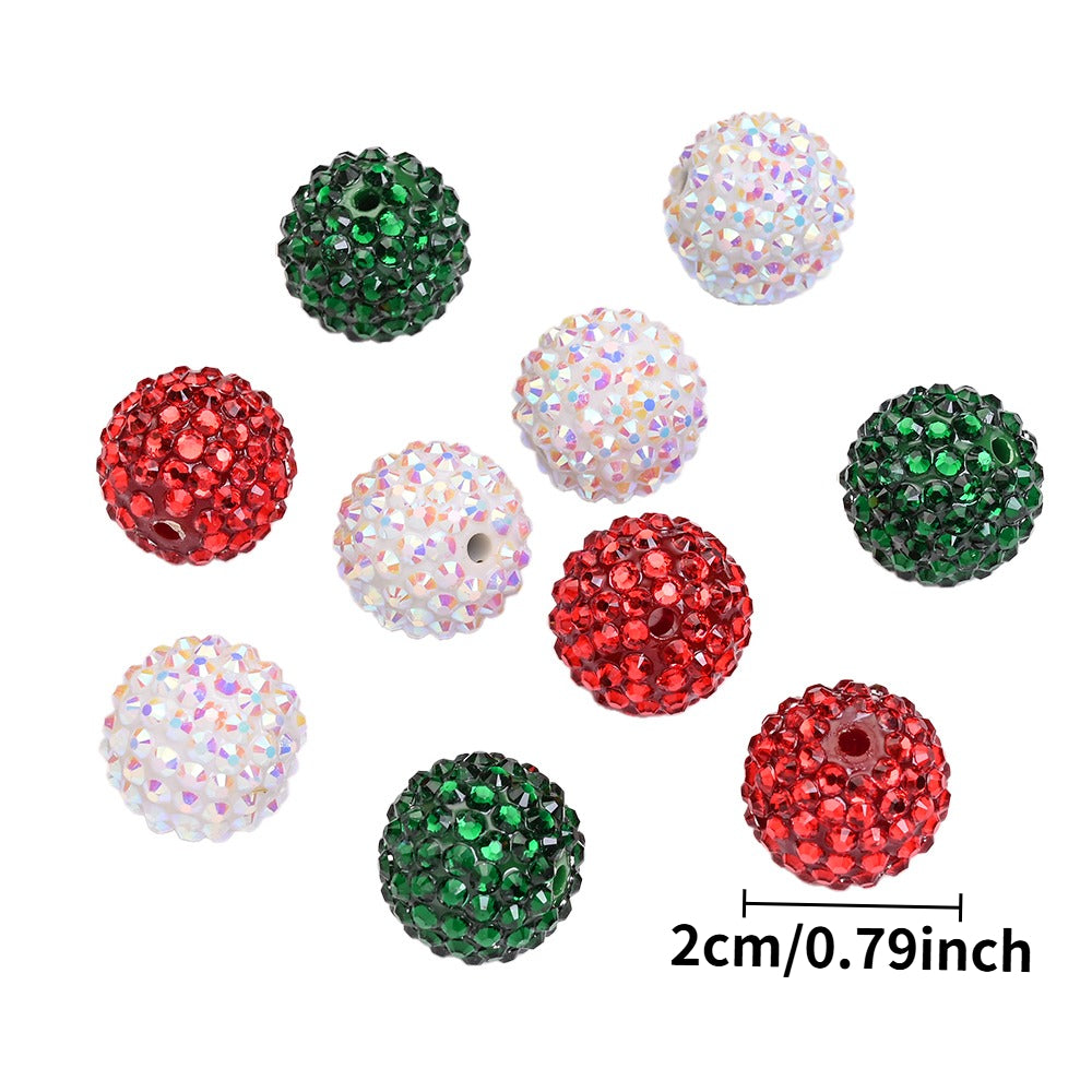 Fine Mixed Color Round Resin Beads