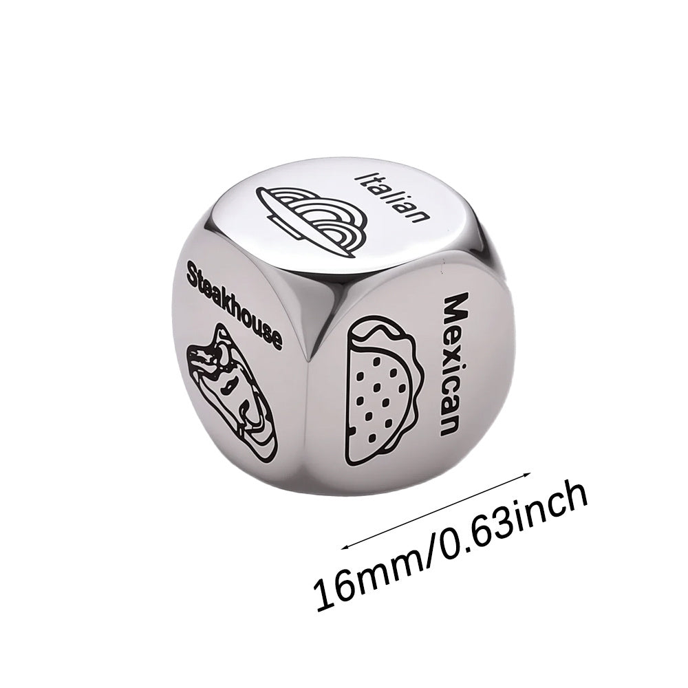 Stainless Steel Decision Dice Set