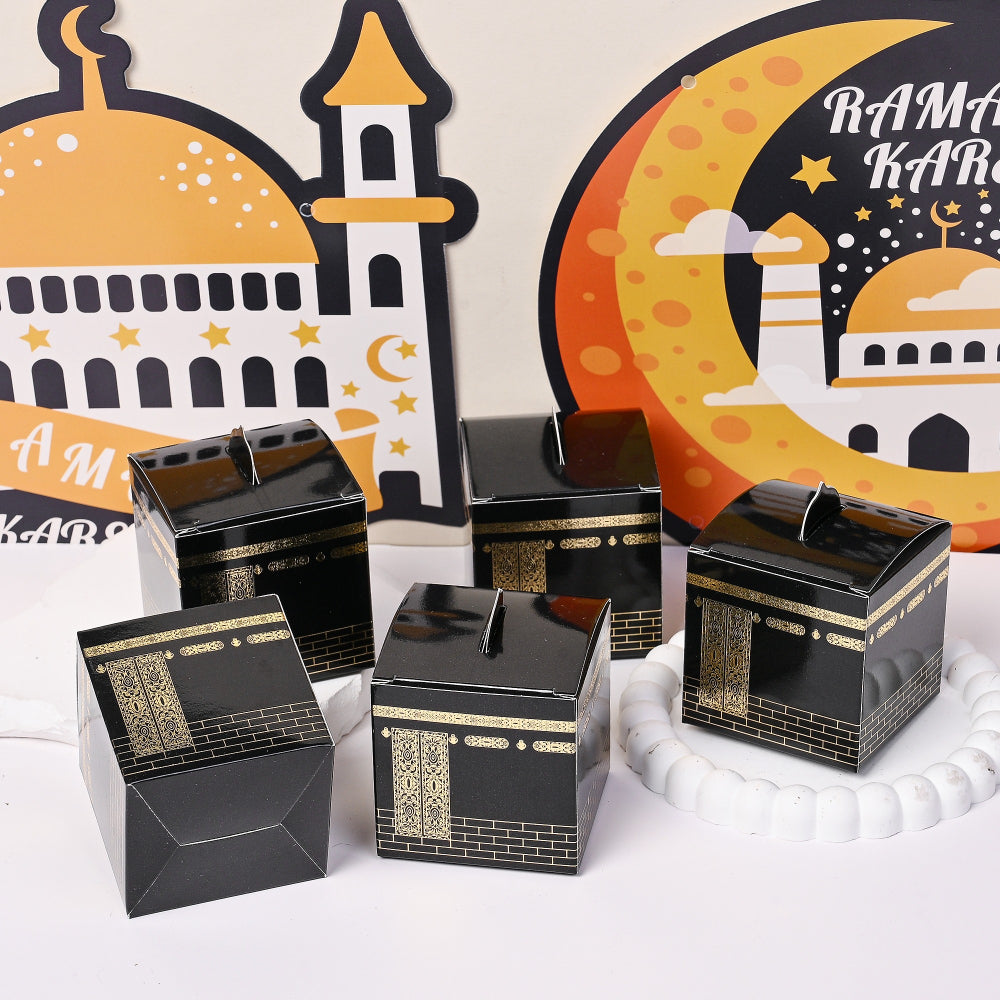 White Bronzing Cardboard Gift Boxes