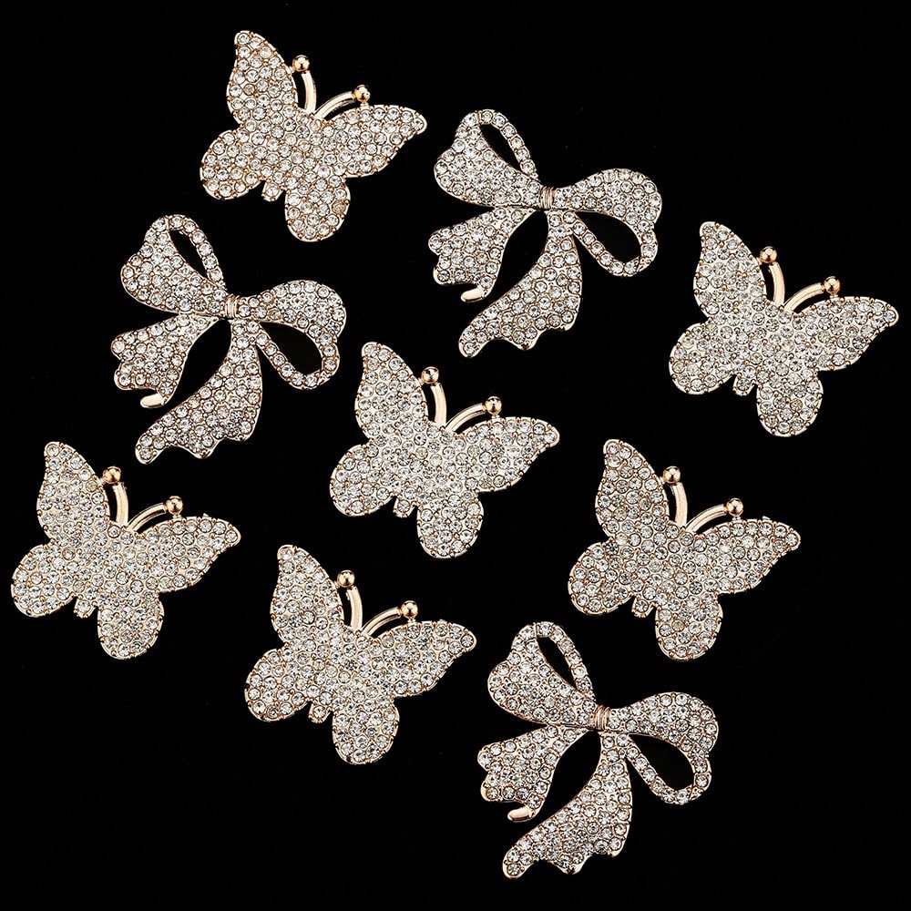 Golden Bow Flatback Embellishments