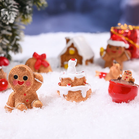 Christmas Miniature Resin Ornament Set