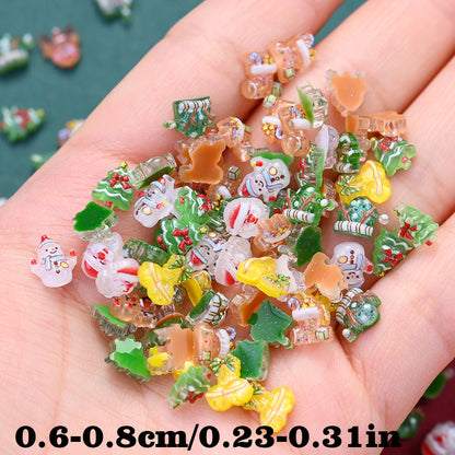 Christmas Resin Flatback Embellishments