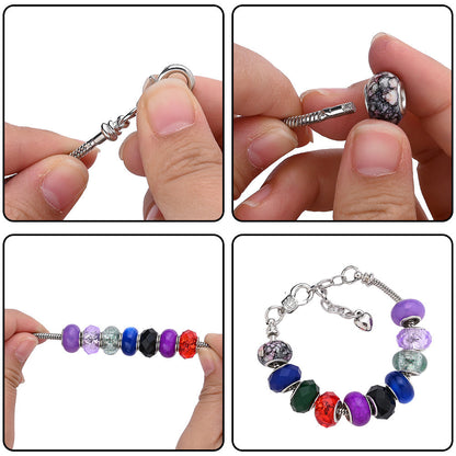Beadable Chain Bracelet DIY Set