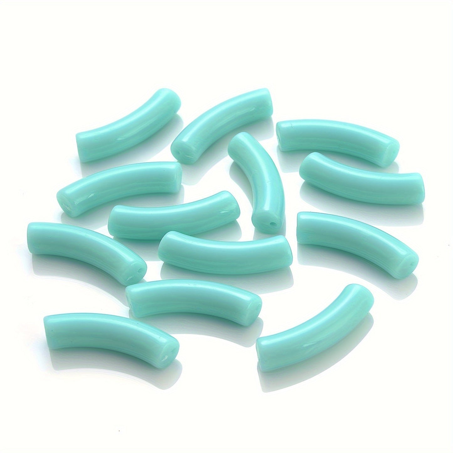 Gradient Curved Acrylic Beads