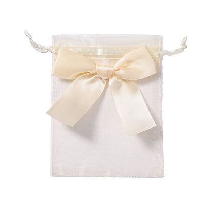 10PCS Organza Drawstring Gift Bag Set with Bowknot