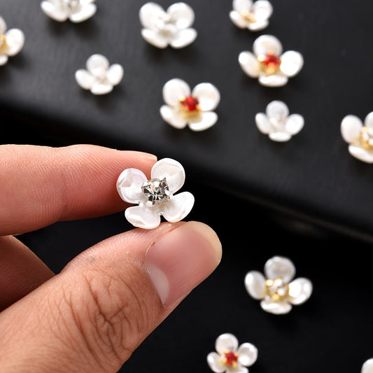 Colored Four-Petal Acrylic Patches