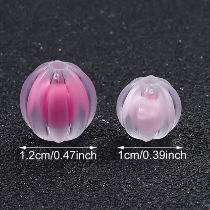 Acrylic Pumpkin Beads