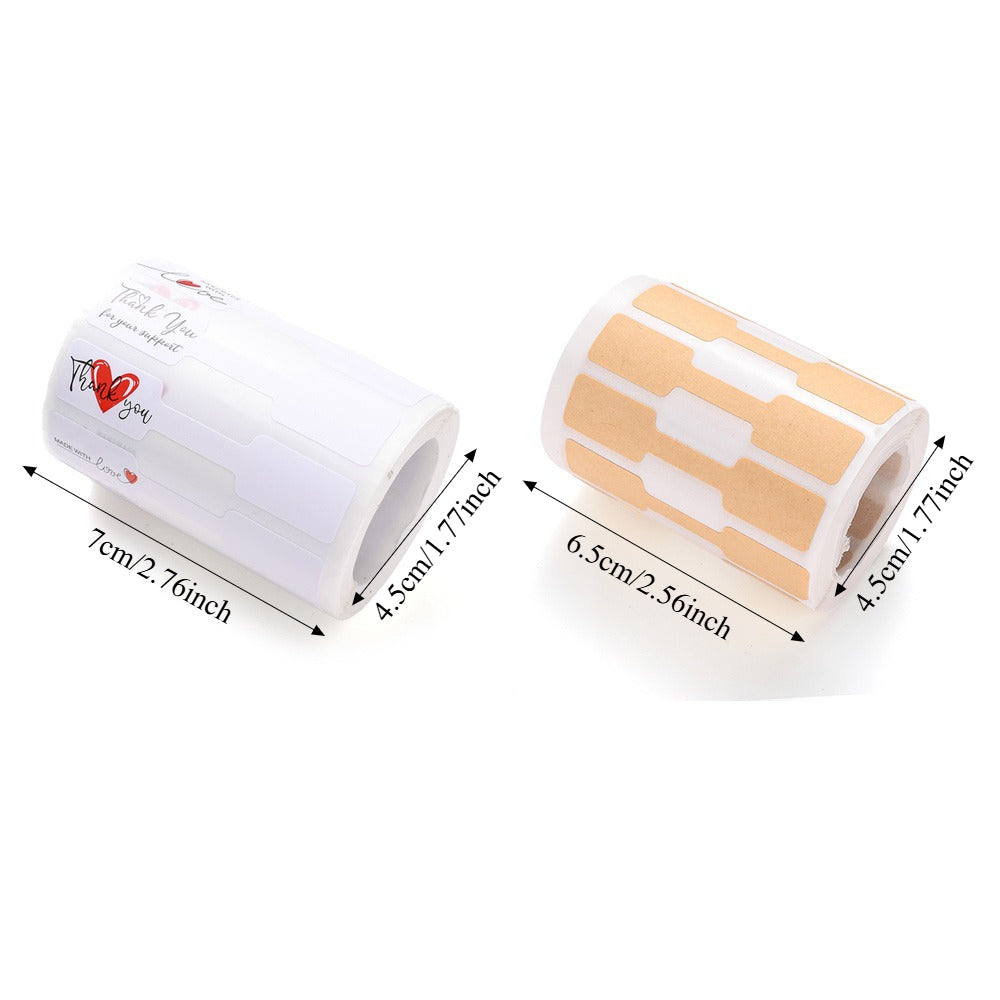 White Love Jewelry Price Labels