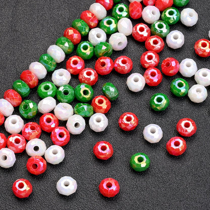 Christmas Acrylic Wheel Beads