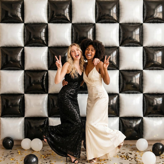 Double Side Square Foil Balloon Set