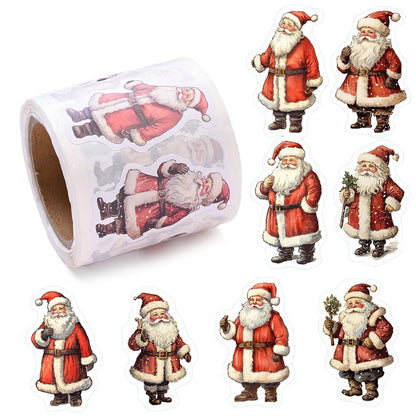 Christmas Pattern Roll Stickers