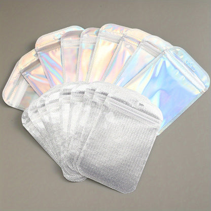 Iridescent Self-Sealing Jewelry Bags
