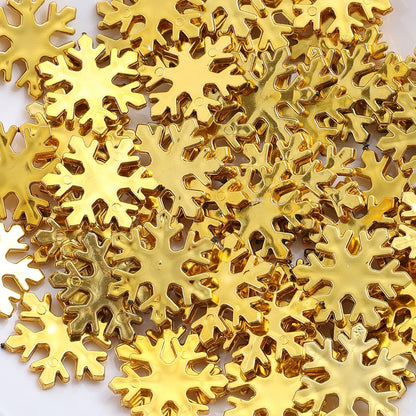 Plastic Snowflake Ornaments