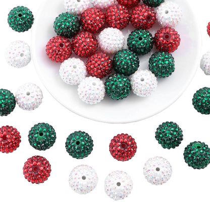 Fine Mixed Color Round Resin Beads