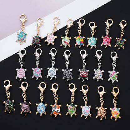 Turtle Keychain Zinc Alloy Charms