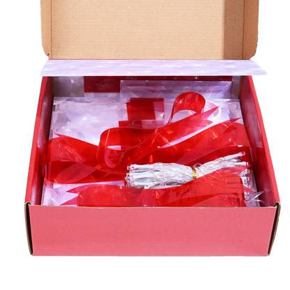 3-Piece Warm Light Christmas Gift Box Decorations