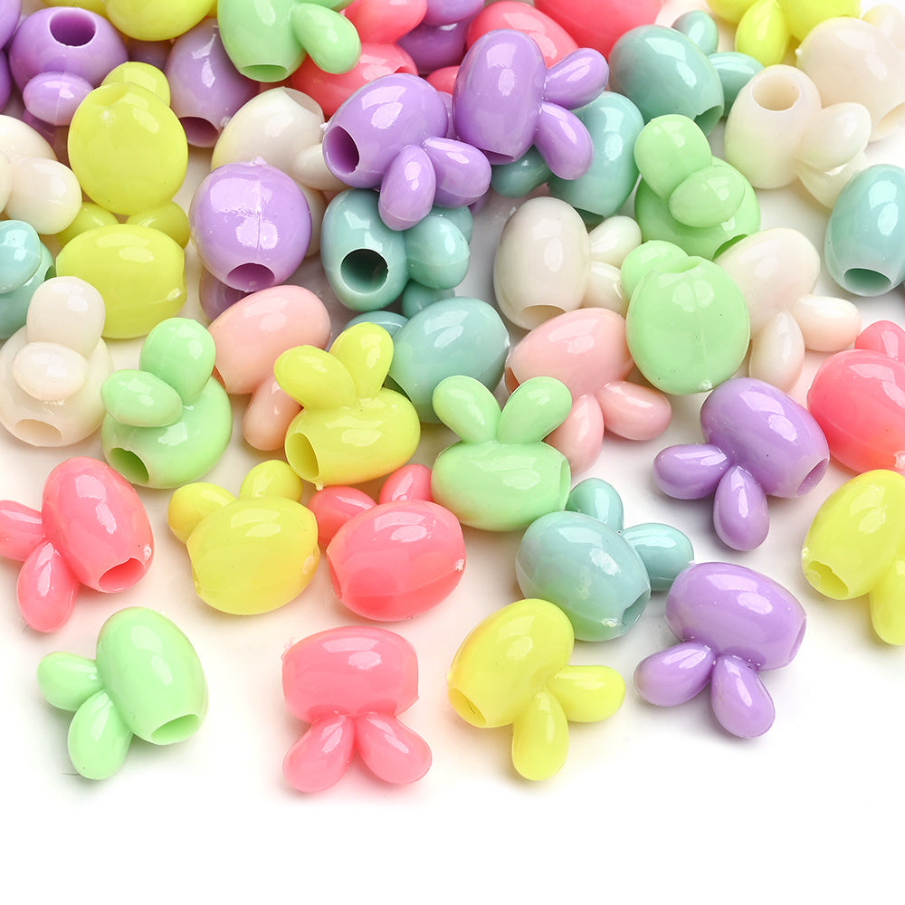 Acrylic Rabbit Beads