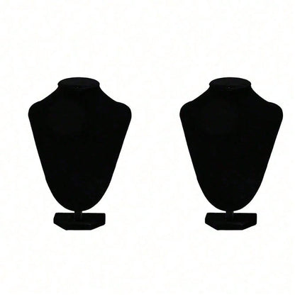 Black Velvet Necklace Display Stand