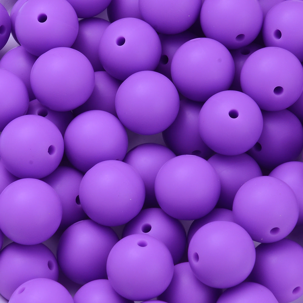 12 mm Round Silicone Beads