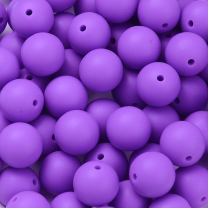 12 mm Round Silicone Beads