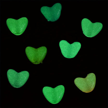 Luminous Star and Heart Acrylic Spacer Beads