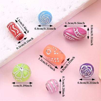 Irregular Shape Acrylic Beads
