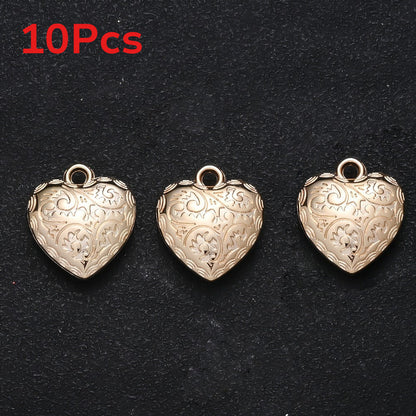 10PCS Gold & Silver CCB Love Pendant Set