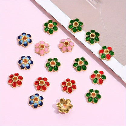 Vintage Alloy Flower Spacer Beads