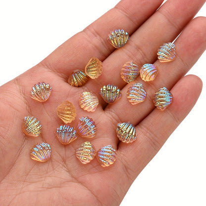 Mixed Glitter Acrylic Beads