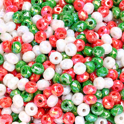 Christmas Acrylic Wheel Beads