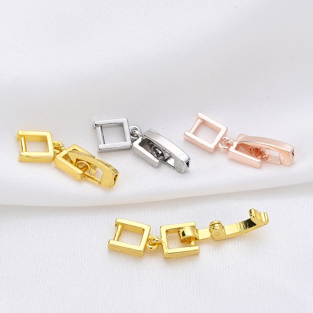Square Double Clasp Connectors